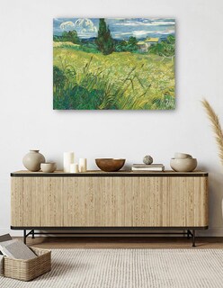 Foto 5 | Foto 5 | Cuadro Decorativo - Campo Verde- Vincent Van Gogh - Paisaje - 28x36 - Impresión En Lienzo - Fine Art Tj