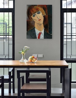 Foto 4 | Foto 4 | Cuadro Decorativo - Señora Kisling- Amedeo Modigliani - Fotografía - 69x92 - Impresión En Lienzo - Fine Art Tj