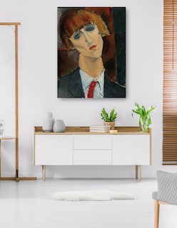 Foto 5 | Foto 5 | Cuadro Decorativo - Señora Kisling- Amedeo Modigliani - Fotografía - 69x92 - Impresión En Lienzo - Fine Art Tj