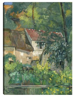 Foto 1 | Foto 1 | Cuadro Decorativo - Casa Del Padre Lacroix (1873)- Paul Cézanne - Paisaje - 69x92 - Impresión En Lienzo - Fine Art Tj