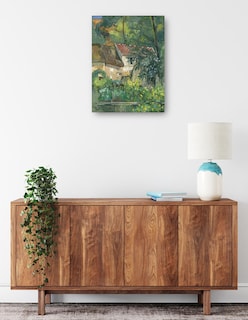 Foto 2 | Foto 2 | Cuadro Decorativo - Casa Del Padre Lacroix (1873)- Paul Cézanne - Paisaje - 69x92 - Impresión En Lienzo - Fine Art Tj