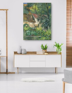 Foto 5 | Foto 5 | Cuadro Decorativo - Casa Del Padre Lacroix (1873)- Paul Cézanne - Paisaje - 69x92 - Impresión En Lienzo - Fine Art Tj