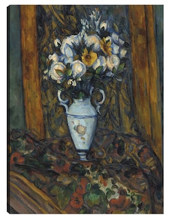 Foto 1 | Foto 1 | Cuadro Decorativo - Jarrón De Flores (1900-1903)- Paul Cézanne - Floral - 69x92 - Impresión En Lienzo - Fine Art Tj