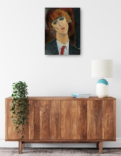 Foto 2 | Foto 2 | Cuadro Decorativo - Señora Kisling- Amedeo Modigliani - Fotografía - 28x36 - Impresión En Lienzo - Fine Art Tj