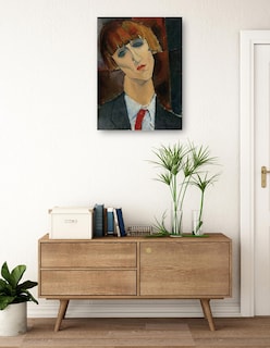 Foto 3 | Foto 3 | Cuadro Decorativo - Señora Kisling- Amedeo Modigliani - Fotografía - 28x36 - Impresión En Lienzo - Fine Art Tj