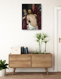 Foto 3 | Foto 3 | Cuadro Decorativo - Ecce Homo (1800 - 1857)- Peter Paul Rubens - Religión - 46x61 - Impresión En Lienzo - Fine Art Tj