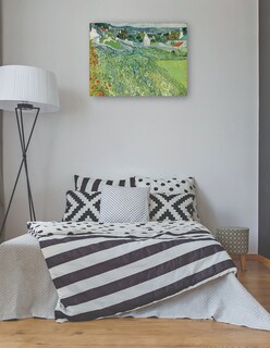 Foto 3 | Foto 3 | Cuadro Decorativo - Viñedos De Auvers (1890)- Vincent Van Gogh - Paisaje - 46x61 - Impresión En Lienzo - Fine Art Tj