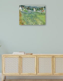 Foto 4 | Foto 4 | Cuadro Decorativo - Viñedos De Auvers (1890)- Vincent Van Gogh - Paisaje - 46x61 - Impresión En Lienzo - Fine Art Tj