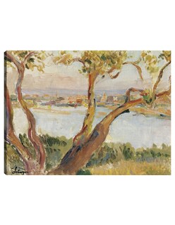 Foto 1 | Foto 1 | Cuadro Decorativo - Vista De Antibes- Henri Lebasque - Paisaje - 69x92 - Impresión En Lienzo - Fine Art Tj