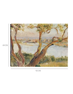 Foto 6 | Foto 6 | Cuadro Decorativo - Vista De Antibes- Henri Lebasque - Paisaje - 69x92 - Impresión En Lienzo - Fine Art Tj
