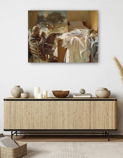 Foto 5 | Foto 5 | Cuadro Decorativo - Un Artista En Su Estudio- John Singer Sargent - Fotografía - 69x92 - Impresión En Lienzo - Fine Art Tj