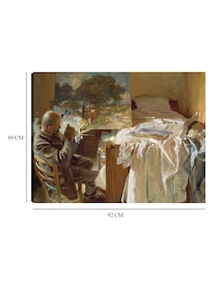 Foto 6 | Foto 6 | Cuadro Decorativo - Un Artista En Su Estudio- John Singer Sargent - Fotografía - 69x92 - Impresión En Lienzo - Fine Art Tj