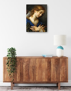 Foto 2 | Foto 2 | Cuadro Decorativo - El Ángel De La Anunciación (c.1653)- Carlo Dolci - Religión - 46x61 - Impresión En Lienzo - Fine Art Tj