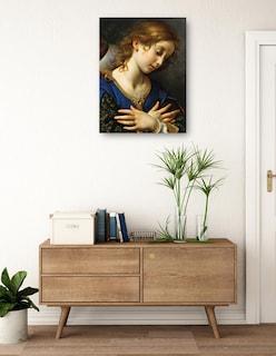 Foto 3 | Foto 3 | Cuadro Decorativo - El Ángel De La Anunciación (c.1653)- Carlo Dolci - Religión - 46x61 - Impresión En Lienzo - Fine Art Tj