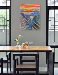 Foto 4 | Foto 4 | Cuadro Decorativo - El Grito (1895) I- Edvard Munch - Abstracto - 77x102 - Impresión En Lienzo - Fine Art Tj