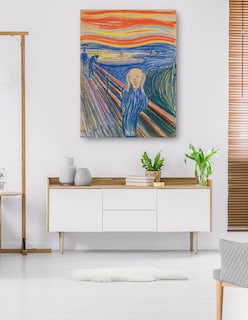Foto 5 | Foto 5 | Cuadro Decorativo - El Grito (1895) I- Edvard Munch - Abstracto - 77x102 - Impresión En Lienzo - Fine Art Tj