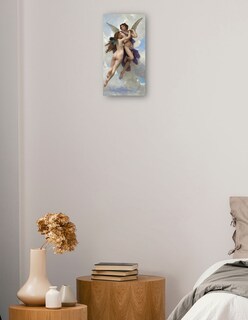 Foto 2 | Foto 2 | Cuadro Decorativo - Amor Y Psique (1899)- William Bouguereau - Religión - 34x64 - Impresión En Lienzo - Fine Art Tj