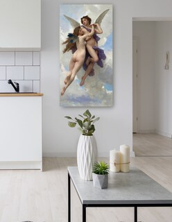 Foto 5 | Foto 5 | Cuadro Decorativo - Amor Y Psique (1899)- William Bouguereau - Religión - 34x64 - Impresión En Lienzo - Fine Art Tj