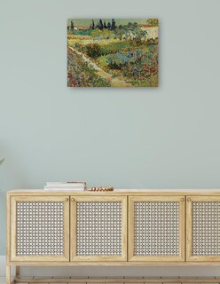 Foto 4 | Foto 4 | Cuadro Decorativo - Jardín En Arlés- Vincent Van Gogh - Paisaje - 46x61 - Impresión En Lienzo - Fine Art Tj