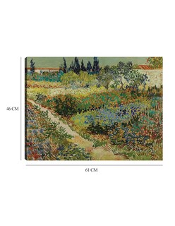 Foto 6 | Foto 6 | Cuadro Decorativo - Jardín En Arlés- Vincent Van Gogh - Paisaje - 46x61 - Impresión En Lienzo - Fine Art Tj