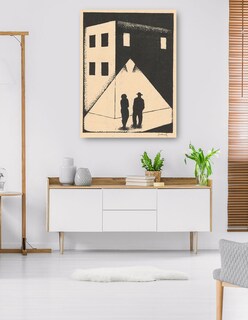 Foto 5 | Foto 5 | Cuadro Decorativo - El Encuentro (1924)- Mikuláš Galanda - Fotografía - 28x36 - Impresión En Lienzo - Fine Art Tj
