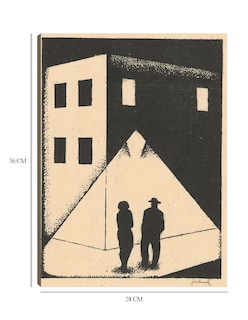 Foto 6 | Foto 6 | Cuadro Decorativo - El Encuentro (1924)- Mikuláš Galanda - Fotografía - 28x36 - Impresión En Lienzo - Fine Art Tj