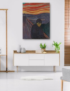 Foto 5 | Foto 5 | Cuadro Decorativo - Desesperación (1894)- Edvard Munch - Fotografía - 46x61 - Impresión En Lienzo - Fine Art Tj