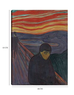 Foto 6 | Foto 6 | Cuadro Decorativo - Desesperación (1894)- Edvard Munch - Fotografía - 46x61 - Impresión En Lienzo - Fine Art Tj