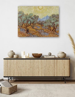 Foto 5 | Foto 5 | Cuadro Decorativo - Olivos (1889)- Vincent Van Gogh - Paisaje - 107x143 - Impresión En Lienzo - Fine Art Tj