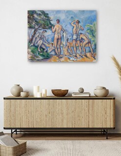 Foto 5 | Foto 5 | Cuadro Decorativo - Bañistas (1890-1892)- Paul Cézanne - Religión - 46x61 - Impresión En Lienzo - Fine Art Tj