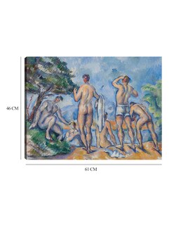 Foto 6 | Foto 6 | Cuadro Decorativo - Bañistas (1890-1892)- Paul Cézanne - Religión - 46x61 - Impresión En Lienzo - Fine Art Tj