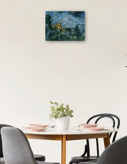 Foto 2 | Foto 2 | Cuadro Decorativo - Mont Sainte-victoire Y Castillo Negro- Paul Cézanne - Religión - 28x36 - Impresión En Lienzo - Fine Art Tj