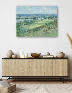 Foto 5 | Foto 5 | Cuadro Decorativo - El Valle Del Sena- Theodore Robinson - Religión - 46x61 - Impresión En Lienzo - Fine Art Tj