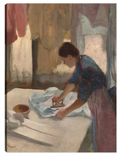 Foto 1 | Foto 1 | Cuadro Decorativo - Mujer Planchando (nga.gov)- Edgar Degas - Fotografía - 107x143 - Impresión En Lienzo - Fine Art Tj
