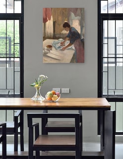 Foto 4 | Foto 4 | Cuadro Decorativo - Mujer Planchando (nga.gov)- Edgar Degas - Fotografía - 107x143 - Impresión En Lienzo - Fine Art Tj