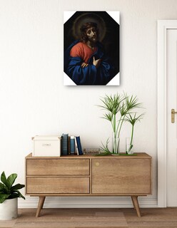 Foto 3 | Foto 3 | Cuadro Decorativo - Ecce Homo - He Aquí El Hombre - Jesús- Carlo Dolci - Religión - 46x61 - Impresión En Lienzo - Fine Art Tj