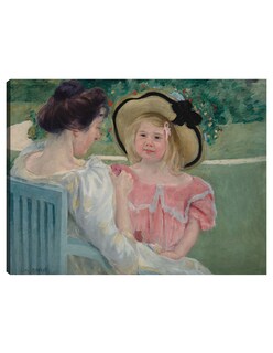 Foto 1 | Foto 1 | Cuadro Decorativo - En El Jardín (1903)- Mary Cassatt - Religión - 69x92 - Impresión En Lienzo - Fine Art Tj