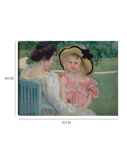 Foto 6 | Foto 6 | Cuadro Decorativo - En El Jardín (1903)- Mary Cassatt - Religión - 69x92 - Impresión En Lienzo - Fine Art Tj