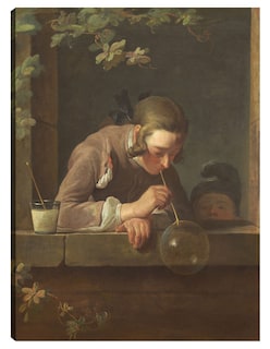 Foto 1 | Foto 1 | Cuadro Decorativo - Burbujas De Jabón- Jean Siméon Chardin - Fotografía - 69x92 - Impresión En Lienzo - Fine Art Tj