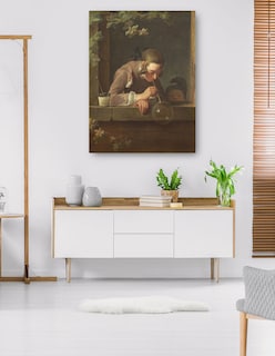 Foto 5 | Foto 5 | Cuadro Decorativo - Burbujas De Jabón- Jean Siméon Chardin - Fotografía - 69x92 - Impresión En Lienzo - Fine Art Tj