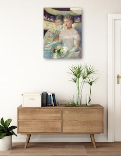 Foto 3 | Foto 3 | Cuadro Decorativo - El Palco- Mary Cassatt - Fotografía - 28x36 - Impresión En Lienzo - Fine Art Tj