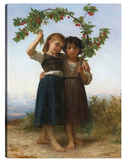 Foto 1 | Foto 1 | Cuadro Decorativo - La Rama De Cerezo (1881)- William Bouguereau - Fotografía - 46x61 - Impresión En Lienzo - Fine Art Tj