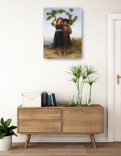 Foto 3 | Foto 3 | Cuadro Decorativo - La Rama De Cerezo (1881)- William Bouguereau - Fotografía - 46x61 - Impresión En Lienzo - Fine Art Tj
