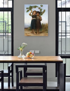 Foto 4 | Foto 4 | Cuadro Decorativo - La Rama De Cerezo (1881)- William Bouguereau - Fotografía - 46x61 - Impresión En Lienzo - Fine Art Tj