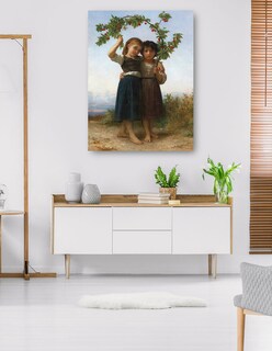Foto 5 | Foto 5 | Cuadro Decorativo - La Rama De Cerezo (1881)- William Bouguereau - Fotografía - 46x61 - Impresión En Lienzo - Fine Art Tj