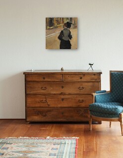 Foto 3 | Foto 3 | Cuadro Decorativo - Mujer Vista Desde Atrás- Edgar Degas - Fotografía - 51x51 - Impresión En Lienzo - Fine Art Tj