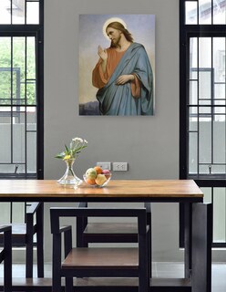 Foto 4 | Foto 4 | Cuadro Decorativo - Cristo Llorando Sobre Jerusalén (1849)- Ary Scheffer - Religión - 28x36 - Impresión En Lienzo - Fine Art Tj