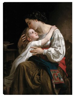 Foto 1 | Foto 1 | Cuadro Decorativo - La Palanca (1865)- William Bouguereau - Fotografía - 28x36 - Impresión En Lienzo - Fine Art Tj
