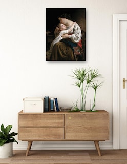 Foto 3 | Foto 3 | Cuadro Decorativo - La Palanca (1865)- William Bouguereau - Fotografía - 28x36 - Impresión En Lienzo - Fine Art Tj