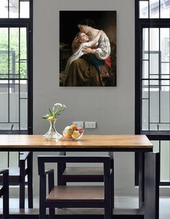 Foto 4 | Foto 4 | Cuadro Decorativo - La Palanca (1865)- William Bouguereau - Fotografía - 28x36 - Impresión En Lienzo - Fine Art Tj